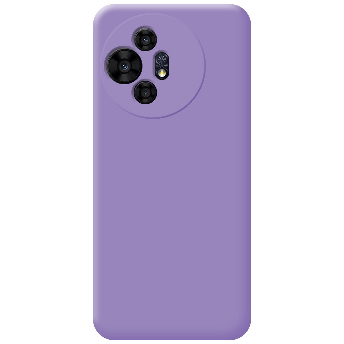 Funda Silicona Líquida Ultra Suave para TCL 50 / 50 Pro NXTPAPER 5G color Morada
