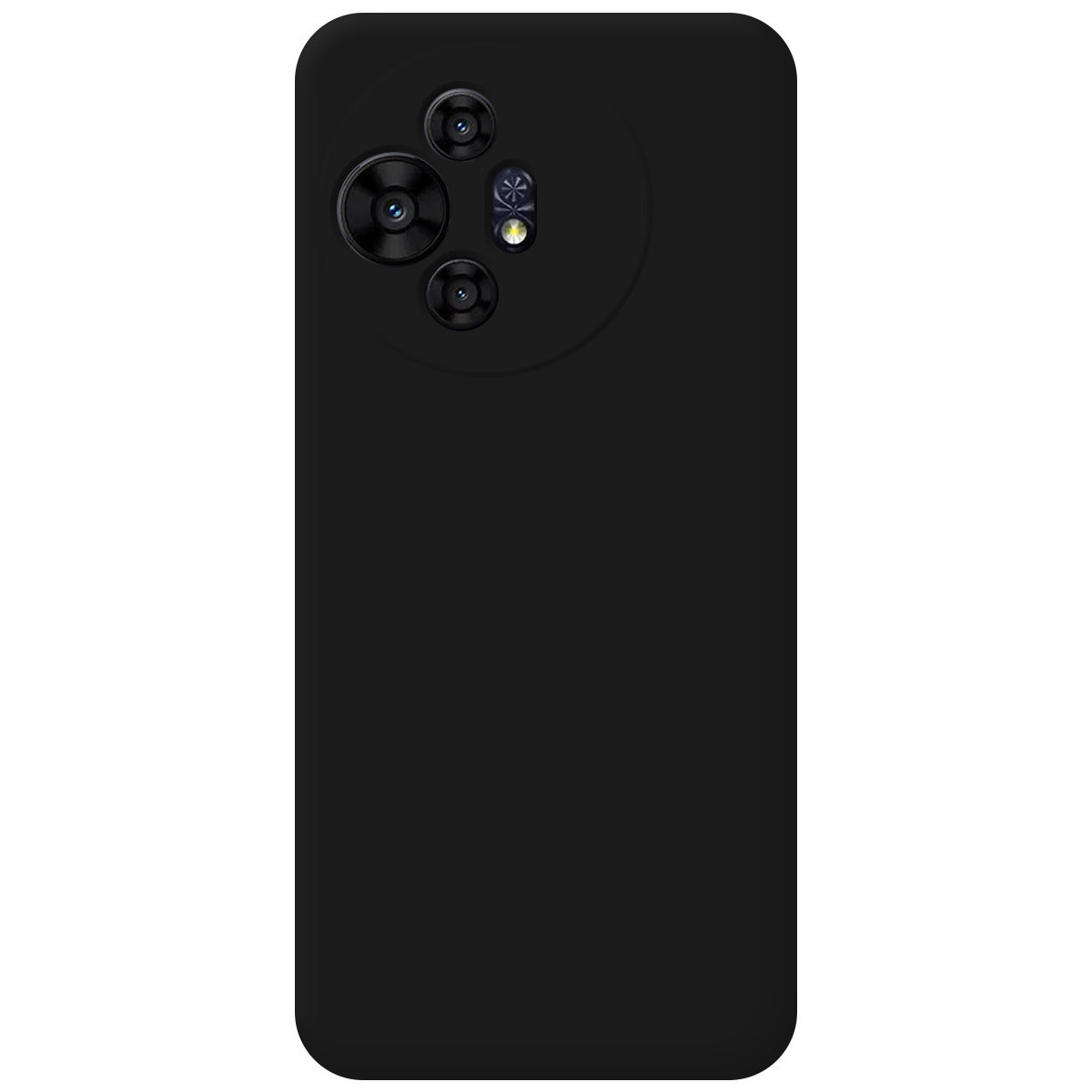 Funda Silicona Líquida Ultra Suave para TCL 50 / 50 Pro NXTPAPER 5G color Negra