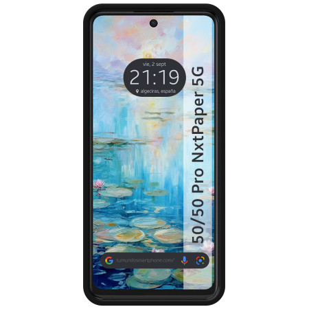 Funda Silicona Líquida Ultra Suave para TCL 50 / 50 Pro NXTPAPER 5G color Negra