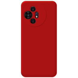Funda Silicona Líquida Ultra Suave para TCL 50 / 50 Pro NXTPAPER 5G color Roja 2