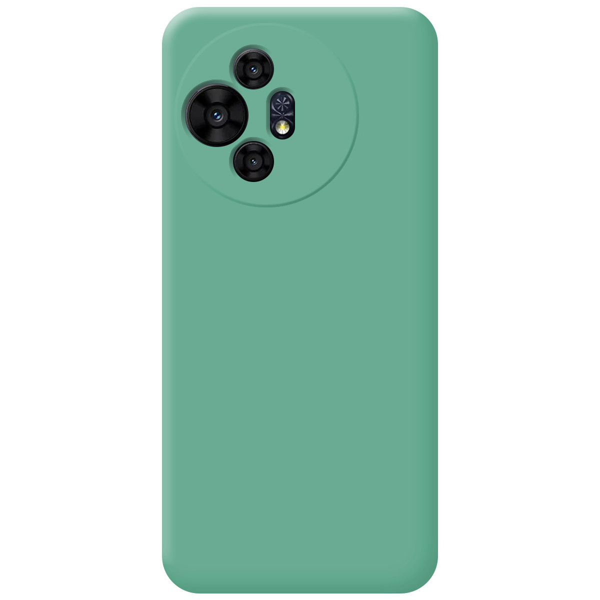 Funda Silicona Líquida Ultra Suave para TCL 50 / 50 Pro NXTPAPER 5G color Verde