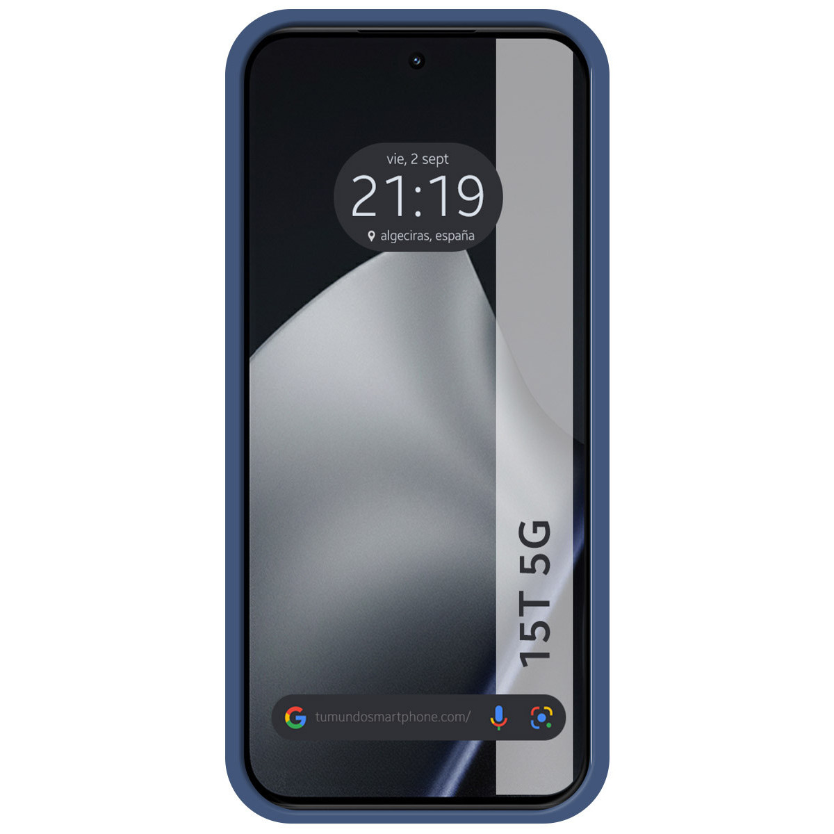 Funda Silicona Líquida Ultra Suave para Xiaomi 15T 5G color Azul