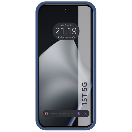 Funda Silicona Líquida Ultra Suave para Xiaomi 15T 5G color Azul