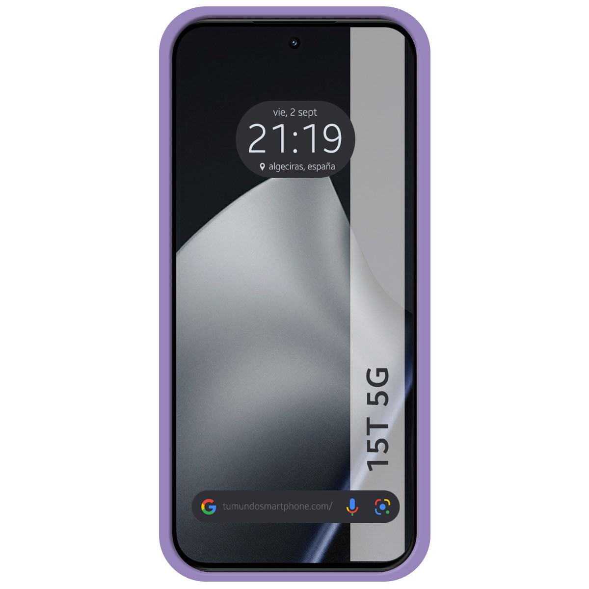 Funda Silicona Líquida Ultra Suave para Xiaomi 15T 5G color Morada