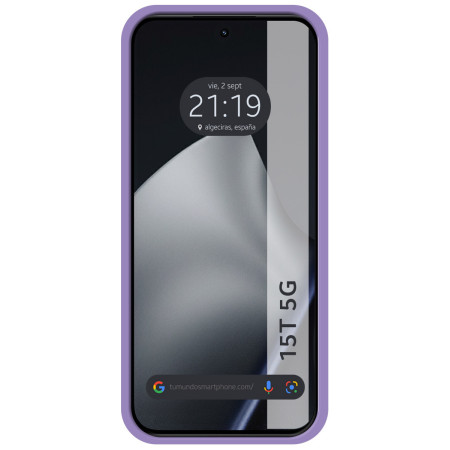 Funda Silicona Líquida Ultra Suave para Xiaomi 15T 5G color Morada