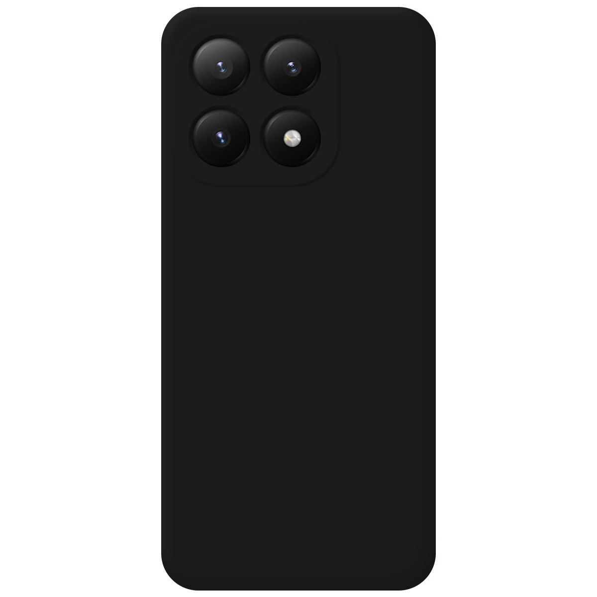 Funda Silicona Líquida Ultra Suave para Xiaomi 15T 5G color Negra