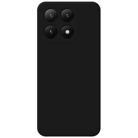 Funda Silicona Líquida Ultra Suave para Xiaomi 15T 5G color Negra