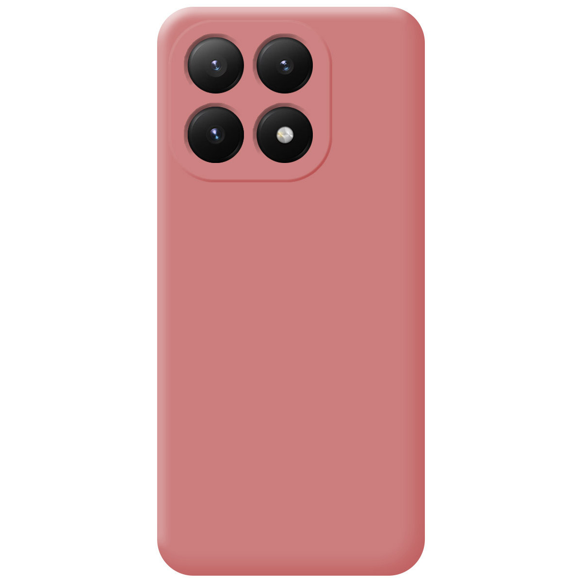 Funda Silicona Líquida Ultra Suave para Xiaomi 15T 5G color Rosa
