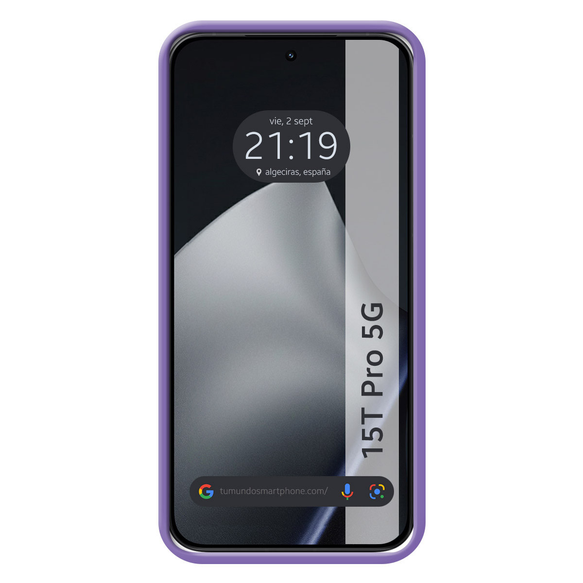 Funda Silicona Líquida Ultra Suave para Xiaomi 15T Pro 5G color Morada