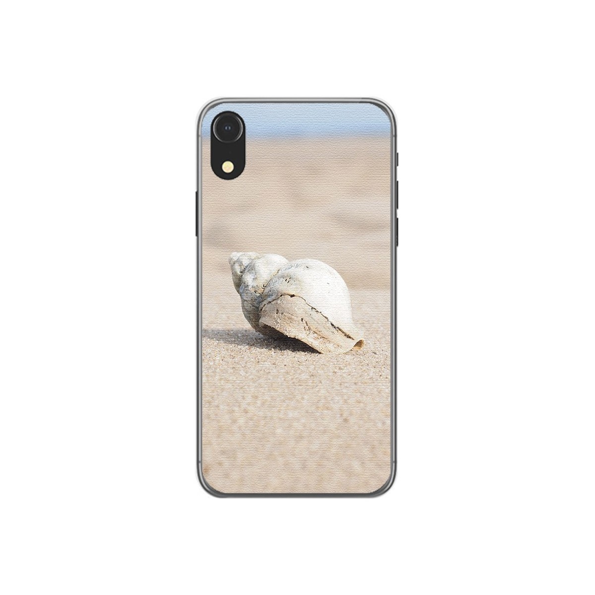 Funda Gel Tpu para Iphone XR Diseño Concha Dibujos