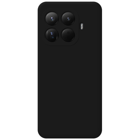 Funda Silicona Líquida Ultra Suave para Xiaomi 15T Pro 5G color Negra