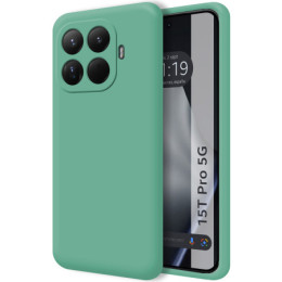 Funda Silicona Líquida Ultra Suave para Xiaomi 15T Pro 5G color Verde