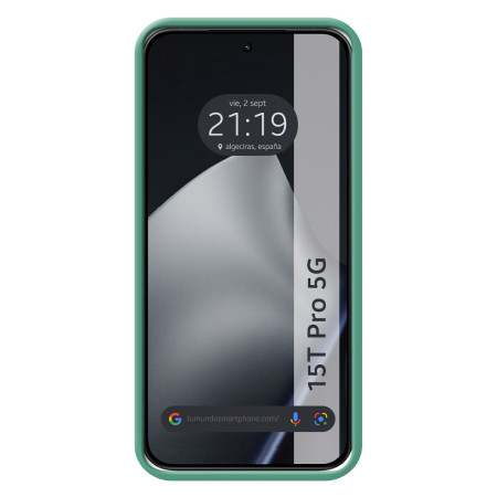 Funda Silicona Líquida Ultra Suave para Xiaomi 15T Pro 5G color Verde