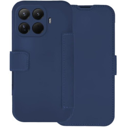 Funda Silicona Suave con Tapa para Xiaomi 15T Pro 5G color Azul