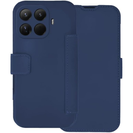 Funda Silicona Suave con Tapa para Xiaomi 15T Pro 5G color Azul