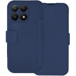 Funda Silicona Suave con Tapa para Xiaomi 15T 5G color Azul