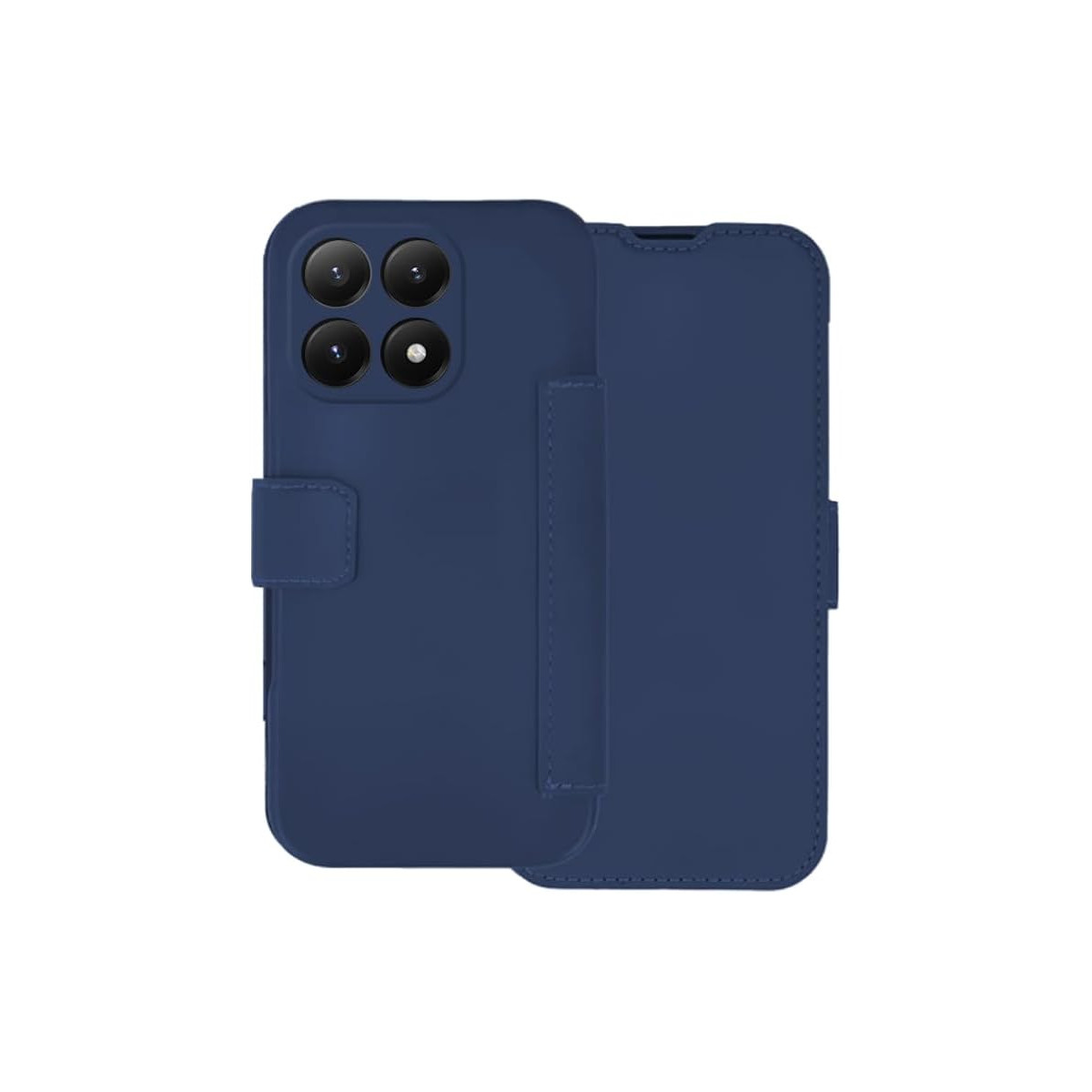 Funda Silicona Suave con Tapa para Xiaomi 15T 5G color Azul