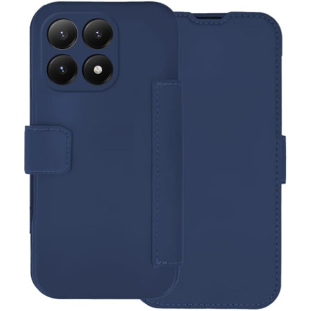 Funda Silicona Suave con Tapa para Xiaomi 15T 5G color Azul