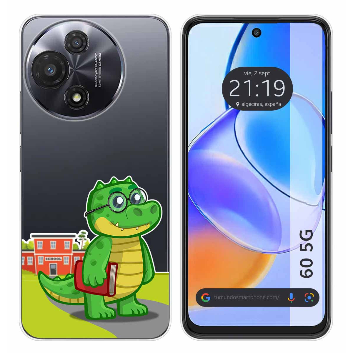 Funda Silicona Transparente para TCL 60 5G diseño Coco Dibujos