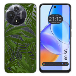 Funda Silicona Transparente para TCL 60 5G diseño Jungla Dibujos