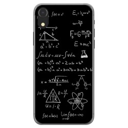 Funda Gel Tpu para Iphone XR Diseño Formulas Dibujos