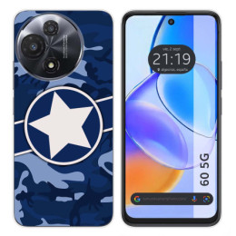 Funda Silicona para TCL 60 5G diseño Camuflaje 03 Dibujos