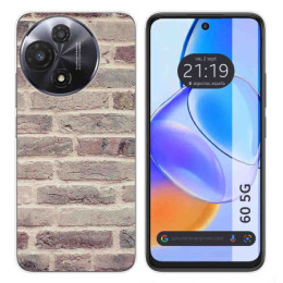 Funda Silicona para TCL 60 5G diseño Ladrillo 01 Dibujos
