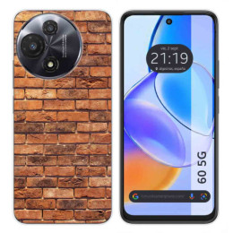 Funda Silicona para TCL 60 5G diseño Ladrillo 04 Dibujos