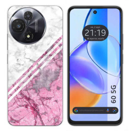 Funda Silicona para TCL 60 5G diseño Mármol 03 Dibujos