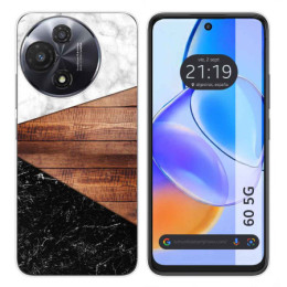 Funda Silicona para TCL 60 5G diseño Mármol 11 Dibujos