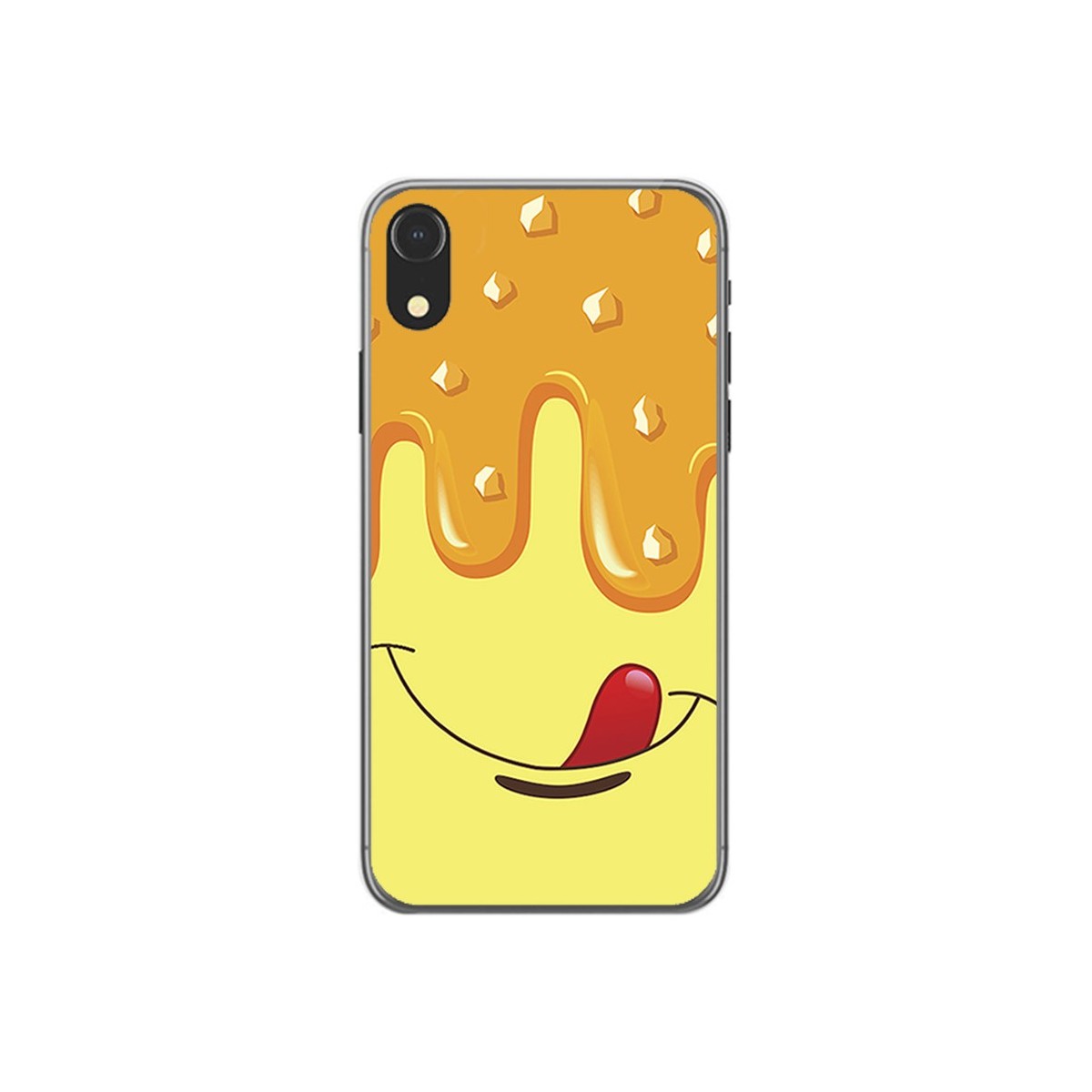 Funda Gel Tpu para Iphone XR Diseño Helado Vainilla Dibujos