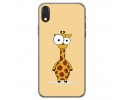 Funda Gel Tpu para Iphone XR Diseño Jirafa Dibujos