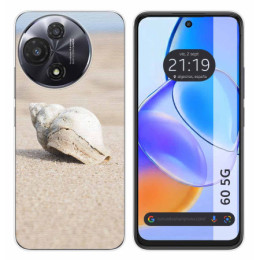 Funda Silicona para TCL 60 5G diseño Concha Dibujos