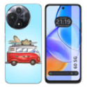 Funda Silicona para TCL 60 5G diseño Furgoneta Dibujos