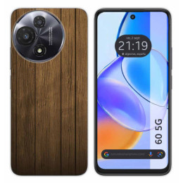Funda Silicona para TCL 60 5G diseño Madera Dibujos
