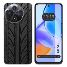Funda Silicona para TCL 60 5G diseño Neumatico Dibujos