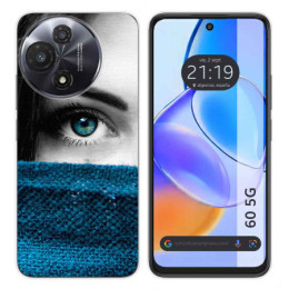 Funda Silicona para TCL 60 5G diseño Ojo Dibujos