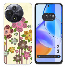 Funda Silicona para TCL 60 5G diseño Primavera En Flor Dibujos