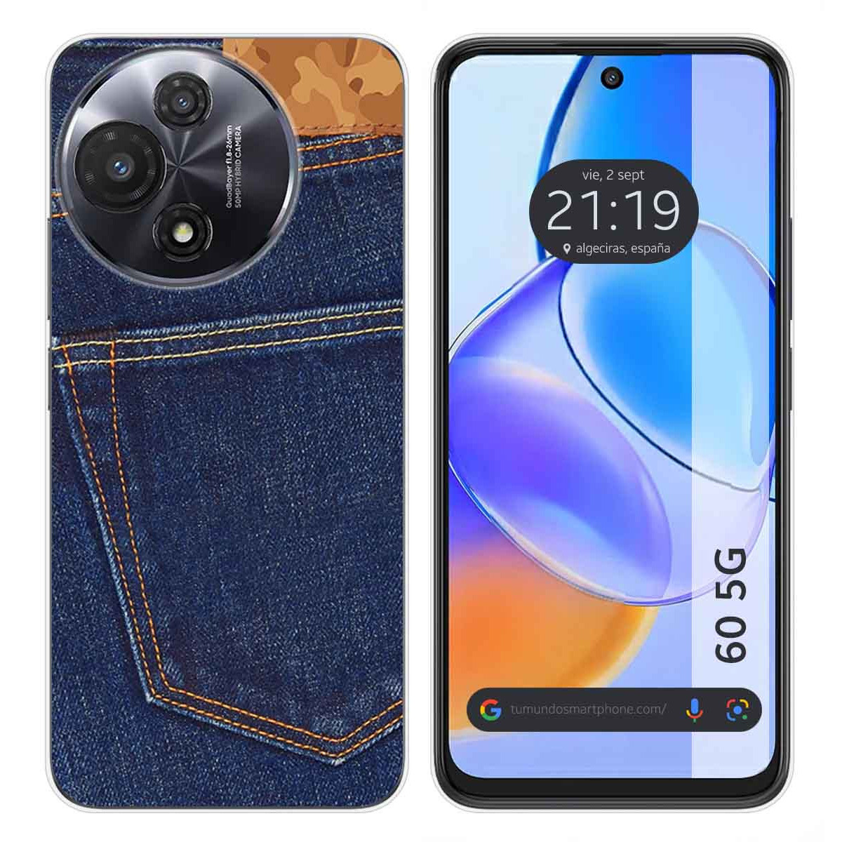 Funda Silicona para TCL 60 5G diseño Vaquero Dibujos