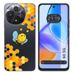 Funda Silicona para TCL 60 5G diseño Abeja Dibujos