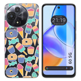 Funda Silicona para TCL 60 5G diseño Dulces 02 Dibujos