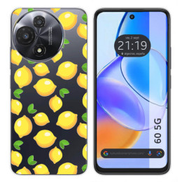 Funda Silicona para TCL 60 5G diseño Limones Dibujos