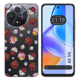 Funda Silicona para TCL 60 5G diseño Muffins Dibujos