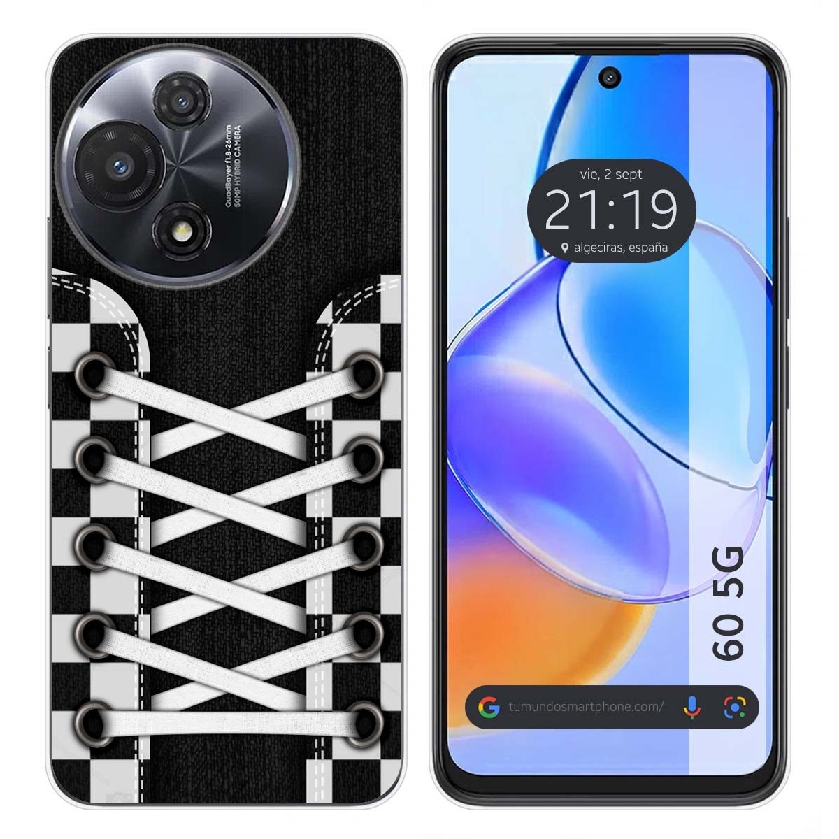 Funda Silicona para TCL 60 5G diseño Zapatillas 03 Dibujos