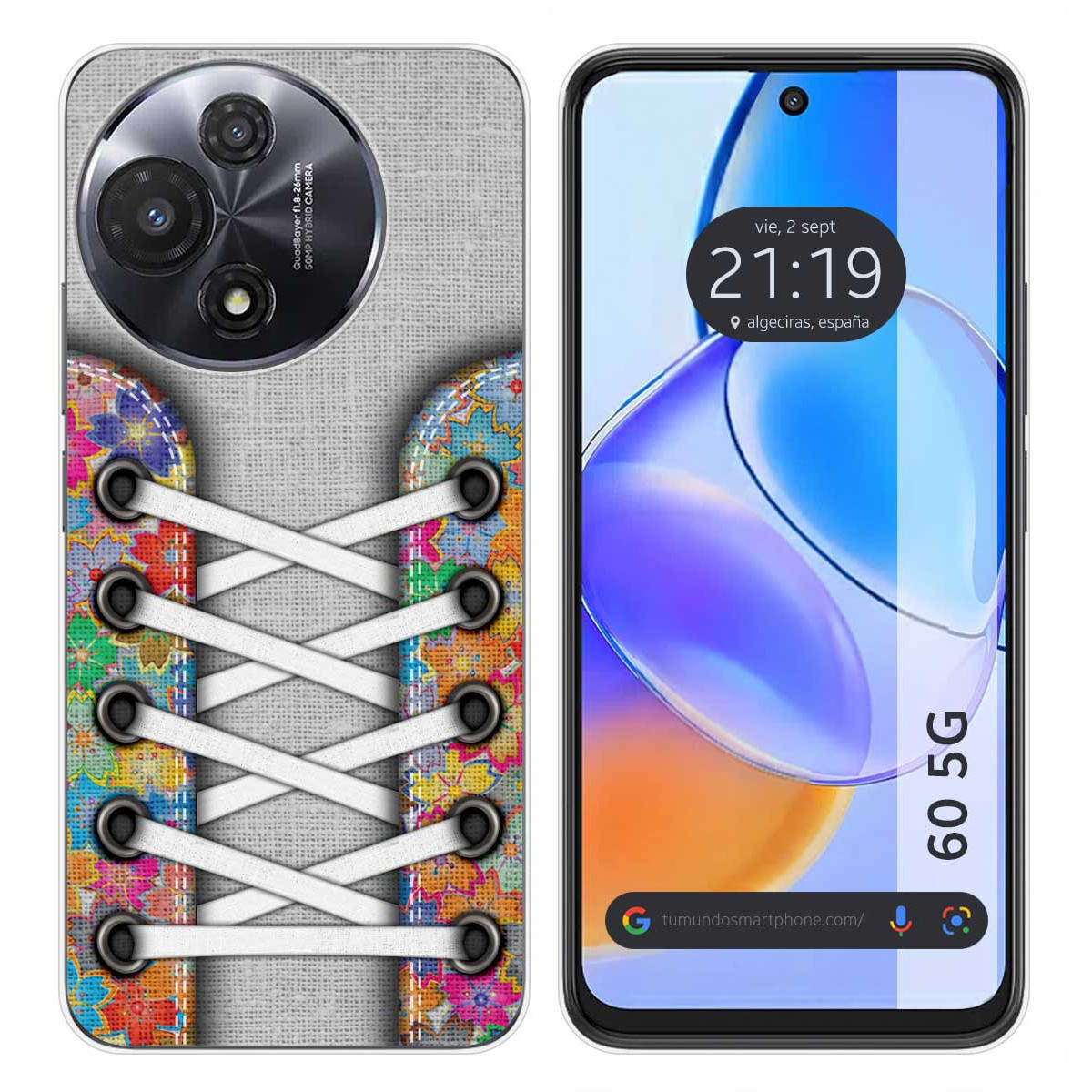 Funda Silicona para TCL 60 5G diseño Zapatillas 04 Dibujos