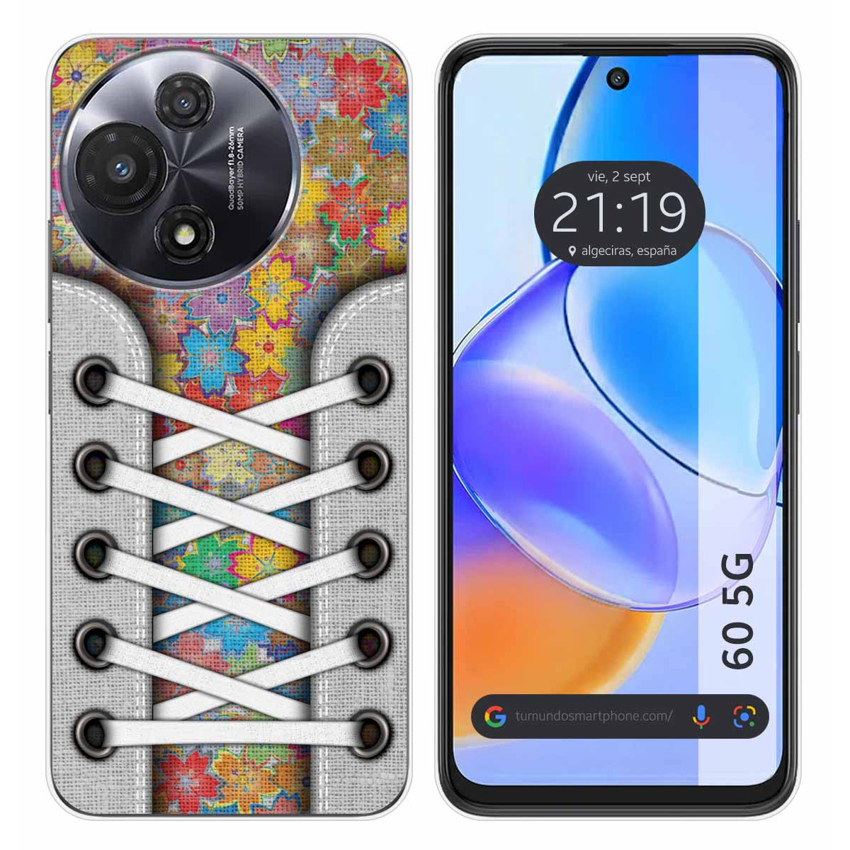 Funda Silicona para TCL 60 5G diseño Zapatillas 05 Dibujos