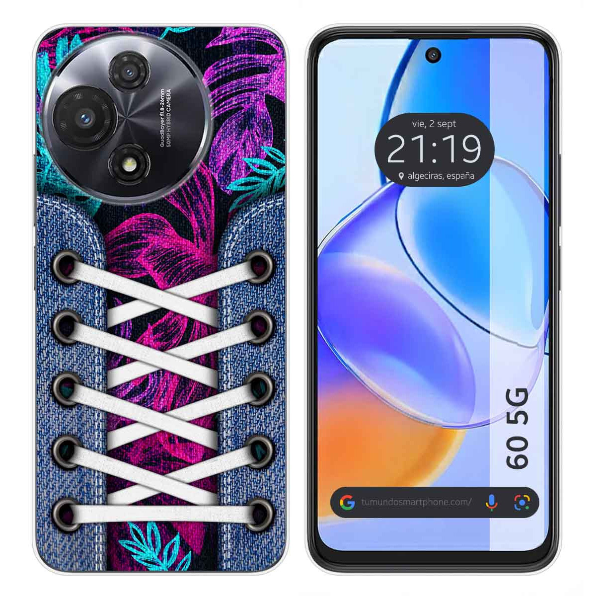 Funda Silicona para TCL 60 5G diseño Zapatillas 07 Dibujos