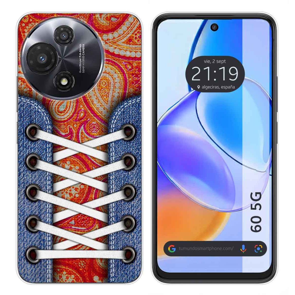 Funda Silicona para TCL 60 5G diseño Zapatillas 10 Dibujos