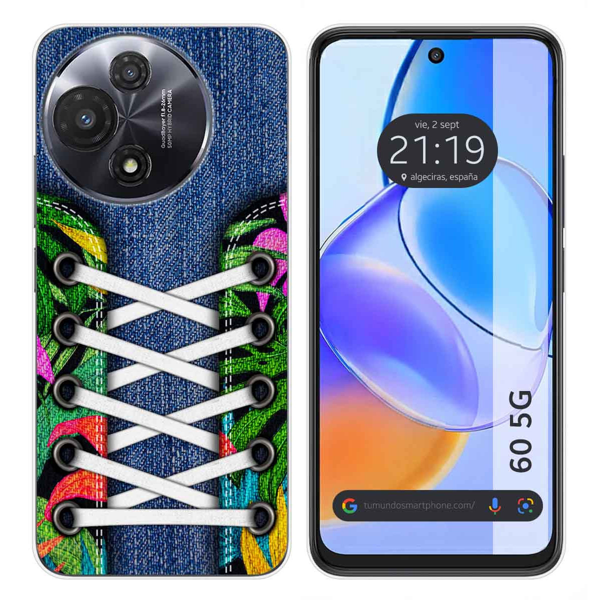 Funda Silicona para TCL 60 5G diseño Zapatillas 13 Dibujos