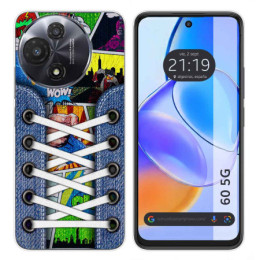 Funda Silicona para TCL 60 5G diseño Zapatillas 14 Dibujos